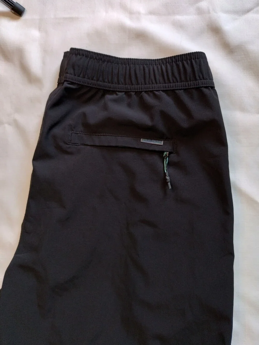 Men's Black Swim Shorts with Drawstring